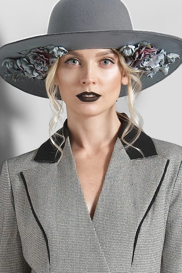 Vertical portrait head shot crop example