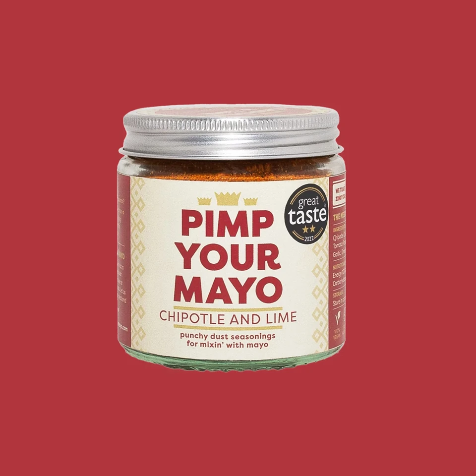 Pimp Your Mayo chipotle and lime seasoning jar