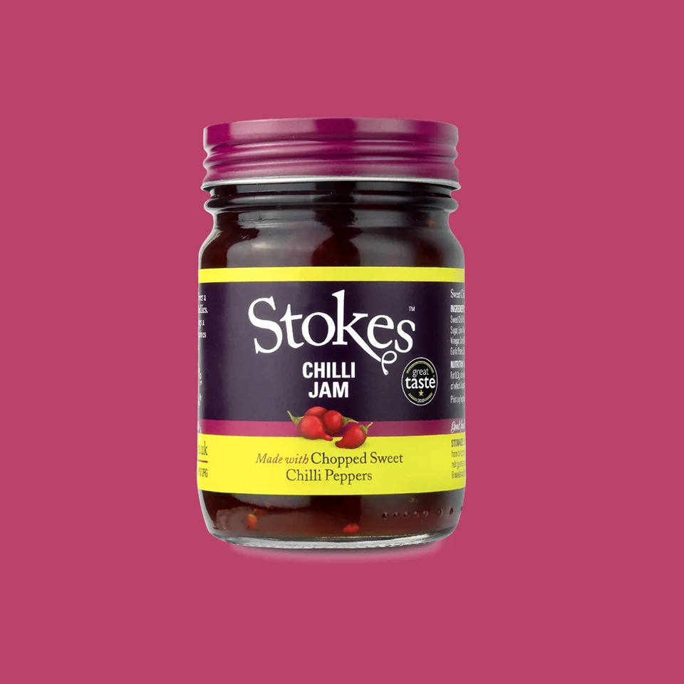 Stokes chilli jam jar