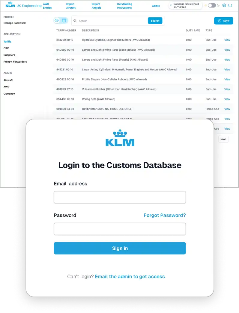 KLM Website Screenshot