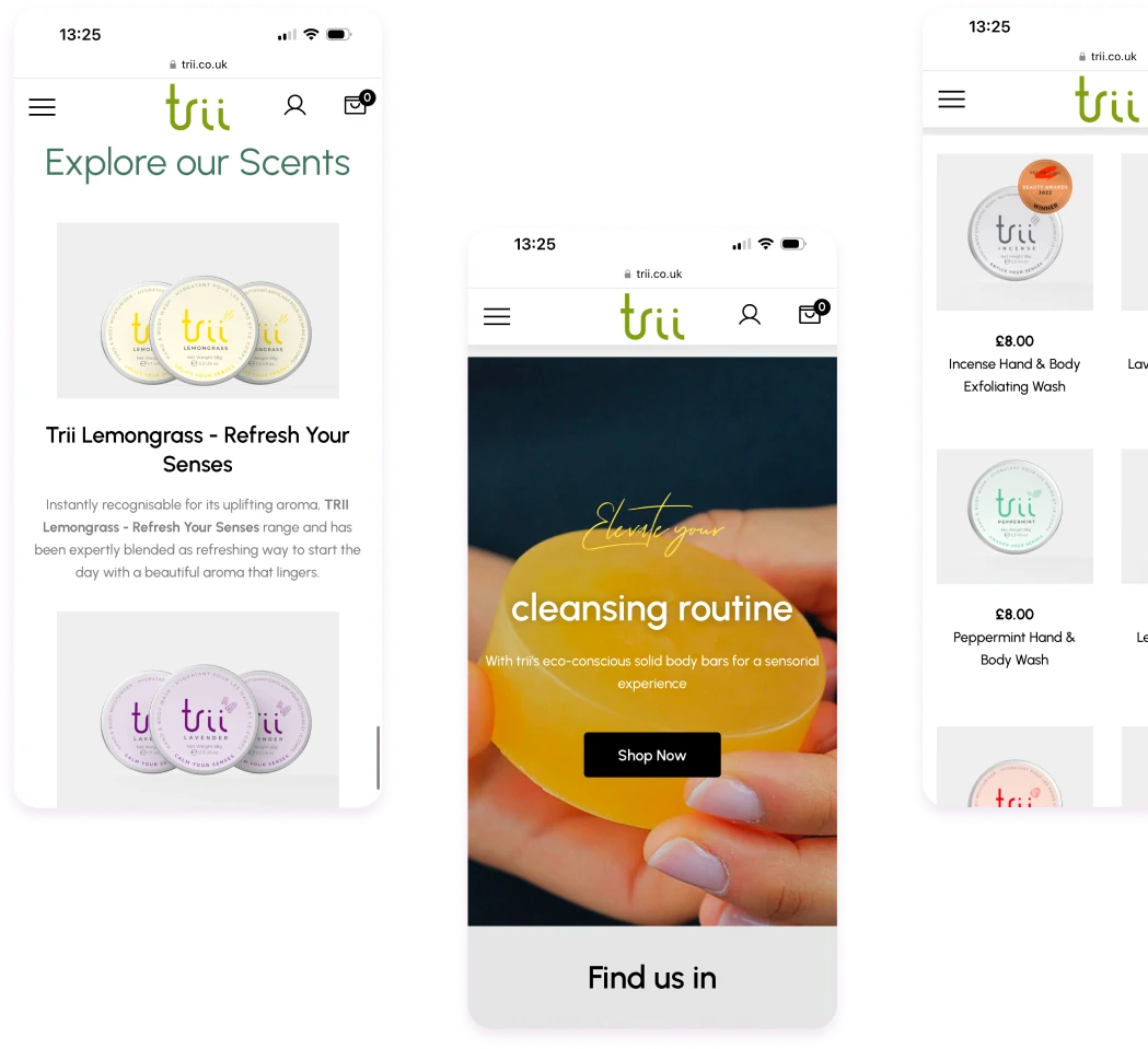 Trii Sales Ready Screenshots