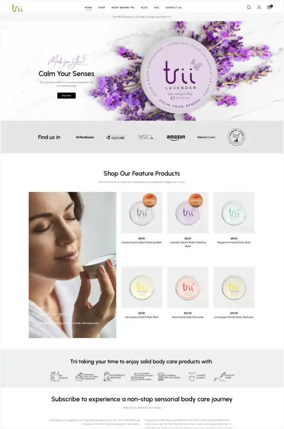 Haas Website Screenshot Mobile
