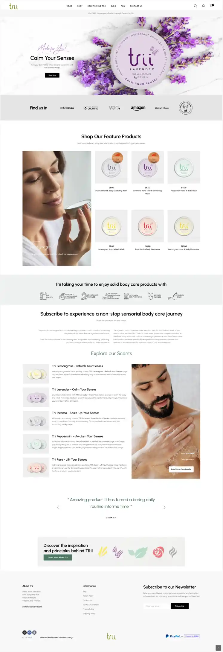 Haas Website Screenshot