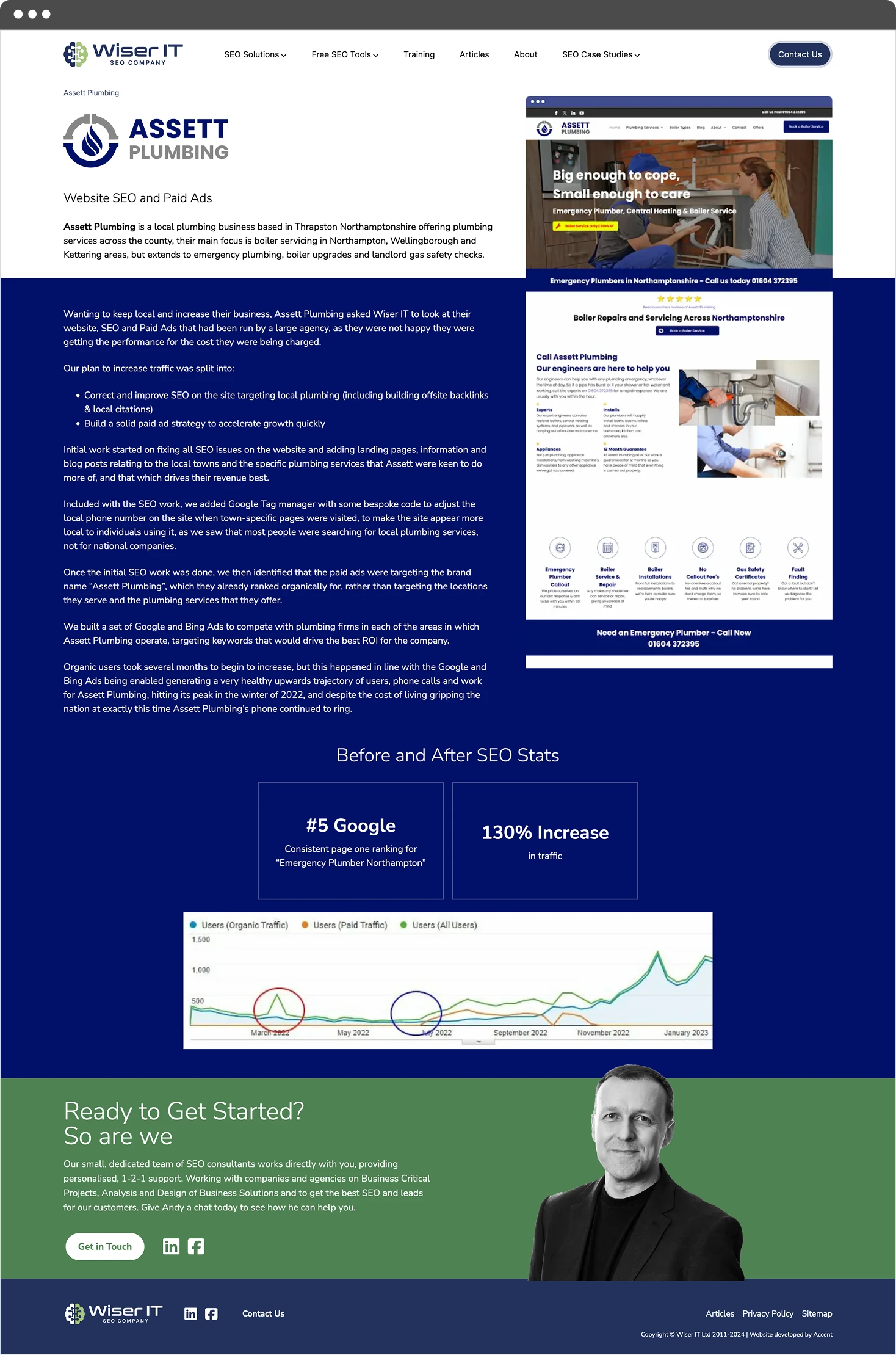 Wiser IT Website Screenshot