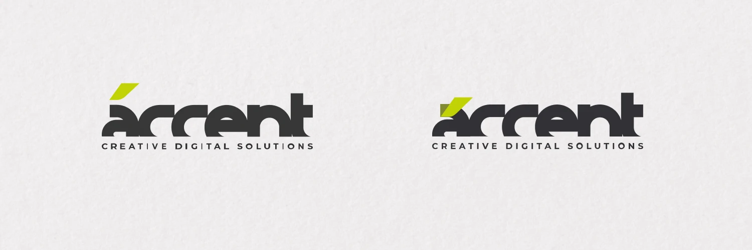 Accent logo evolution